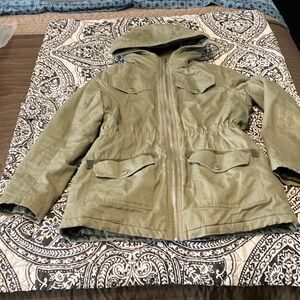 Jou Jou Kids Olive Green Puffer Jacket